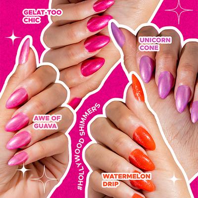 Miss Nails Ice Cream Collection Hollywood Shimmer 10ml each 4's - Nail Polish