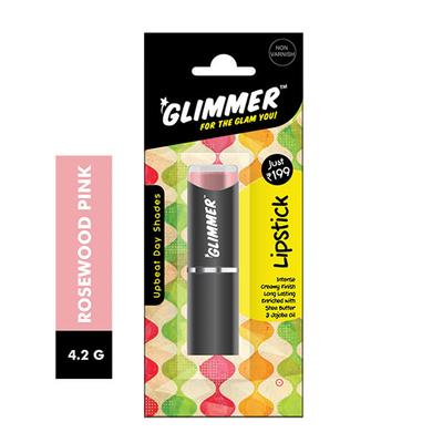 GLIMMER MATTE LIPSTICK ROSEWOOD PINK 4.2 gm - Lipsticks