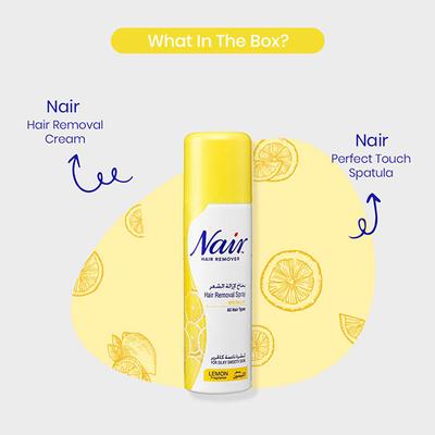 Nair Hair Removal Spray - Lemon 200 ml - Hair Removal Accessories