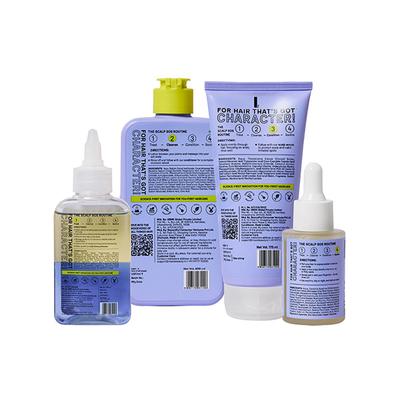 Moxie Beauty Advanced Anti-Dandruff Routine - Skincare Inspired AHA-BHA Routine 505 ml - Hair Sets & Kits