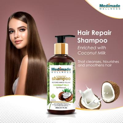 Medimade Hydrating Shampoo With Coconut Milk (Pack of 2) 1's - Shampoos