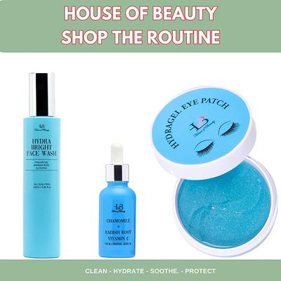 House of Beauty Hydragel Eye Patches-Hollow Undereye Plumping, Dark-Circles, Puffiness (30Pairs) 60's - Dark Circle & Wrinkle Busters