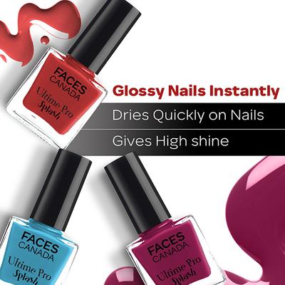 Facescanada Ultime Pro Splash Nail Enamel Fire 122 8 ml - Nail Polish