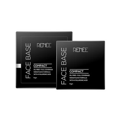 Renee Cosmetics Face Base Compact - Cocoa Beige 9 gm - Compact Powder