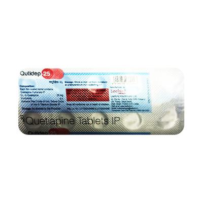 QUTIDEP 25 Tablet 10's - Schizophrenia-Aps