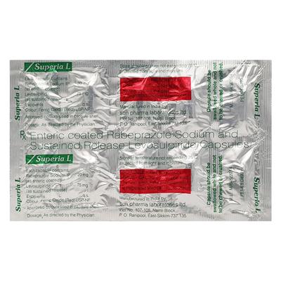 Superia L Capsule 10'S - Ulcer/Reflux/Flatulence-Aaa