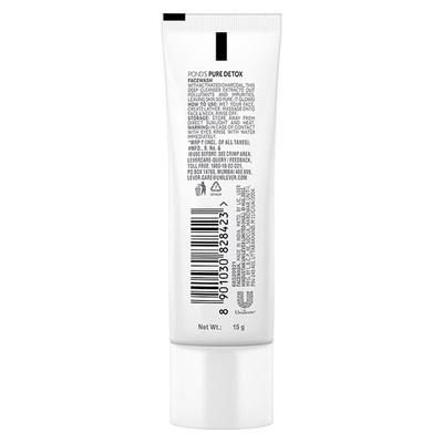 Pond's Pure Detox Anti - Pollution Purity Face Wash With Activated Charcoal 15 gm - Face Washes