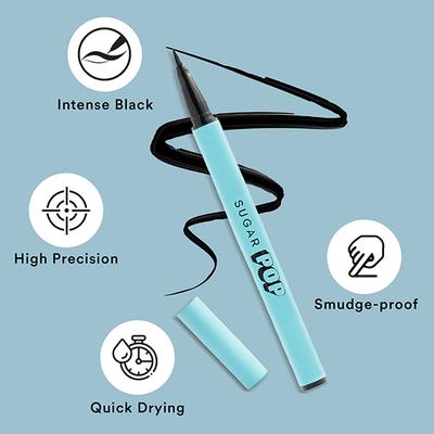 SUGAR POP Waterproof Eyeliner - Black 1.5 ml - Eyeliners