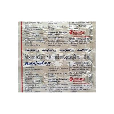 Rabifast DSR Capsule 15'S - Ulcer/Reflux/Flatulence-Aaa