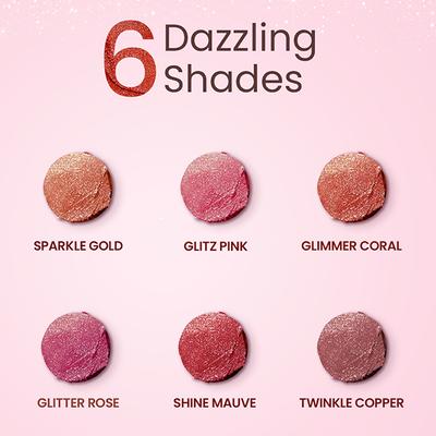 Swiss Beauty More Than Glitter Lipstick -Glimmer Coral 3 gm - Lipsticks