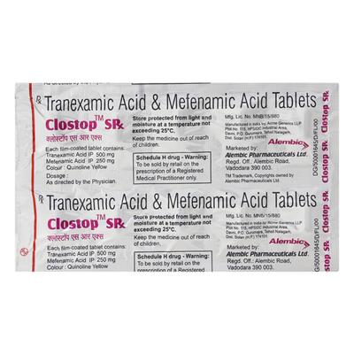 Clostop Srx Tablet 10'S - Bleeding Disorders-Hae