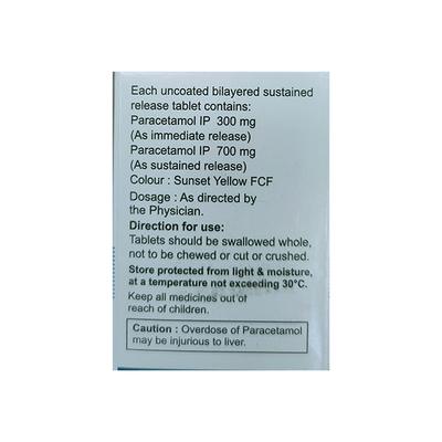 Dolo 1000 Tablet 10'S - Fever-Ana