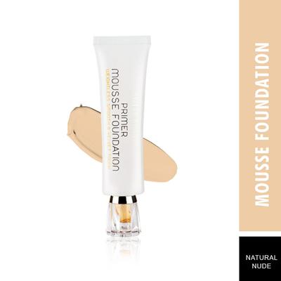 Swiss Beauty Primer Mousse Foundation - (Natural Nude) 30 ml - Foundation