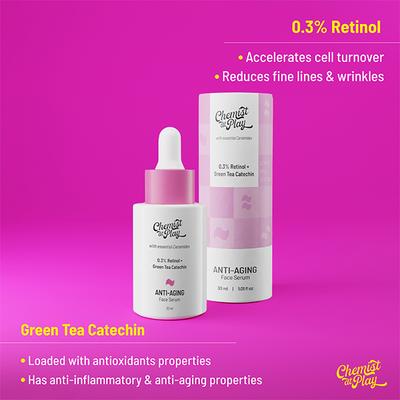 Chemist At Play Anti Aging Face Serum 30 ml - Face Serum