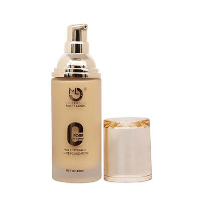 Matt Look Zero Pore Oil Control Full Coverage Matte Foundation, Natural 45 ml - Foundation