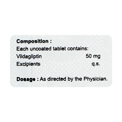 VILZATO 50mg Tablet 15's - Diabetes-Ant