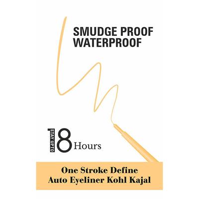Half N Half One Stroke Defining Auto Eyeliner Kohl Kajal, Champagne Gold 0.3 gm - Kajal & Kohls
