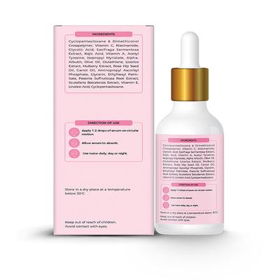 Kozicare Skin Lightening Serum Enriched With Kojic Acid, Arbutin & Glutathione 30 ml - Face Serum