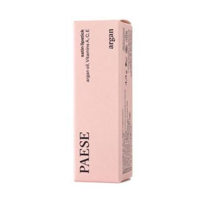 Paese Cosmetics Satin Lipstick Argan Oil, Vitamins C,E Argan Lipsticks 75 4.3gm - Lipsticks