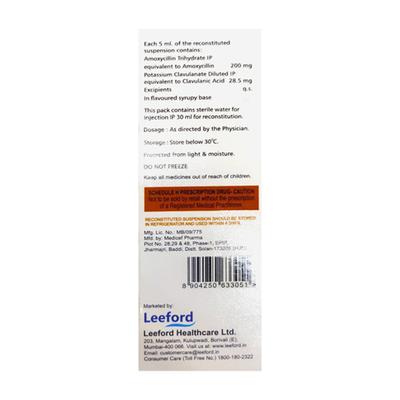 CAVMOX CV BANANA & MIX FRUIT FLAVOUR Oral Suspension 30ml - Bacterial Infections-Pen