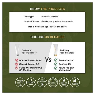 Coccoon Purifying Face Cleanser 100 ml - Face Wash & Cleansers