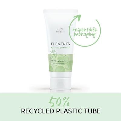 Wella Professionals Elements Gentle Renewing Conditioner-Instant Detangling For All Hair Types 200 ml - Conditioners