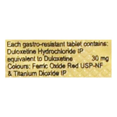 Sympta 30mg Tablet 10'S - Depression-Ant