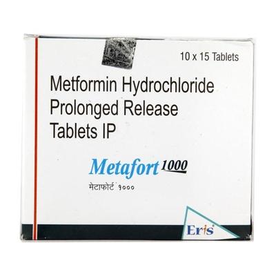 Metafort 1000mg Tablet 15'S - Diabetes-Ant