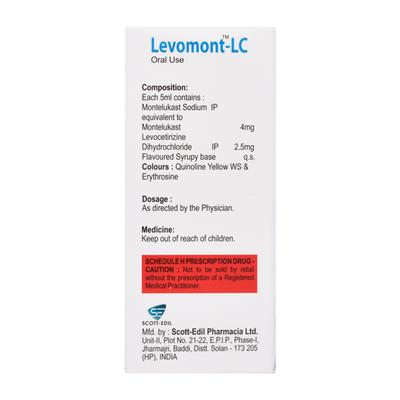 LEVOMONT LC Syrup 60ml - Asthma/COPD-Ast