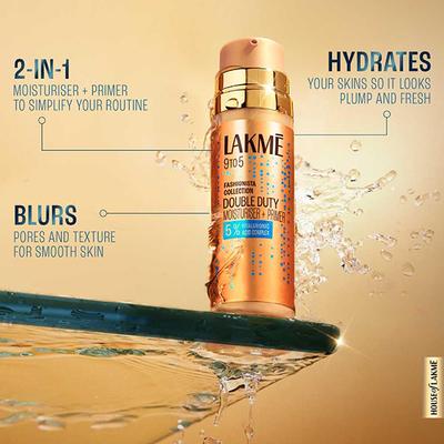 Lakme 9To5 Double Duty Moisturiser + Primer 30 gm - Primer