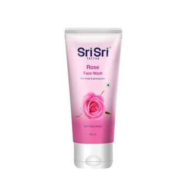 Sri Sri Tattva Rose Face Wash 60 ml - Face Wash & Cleansers