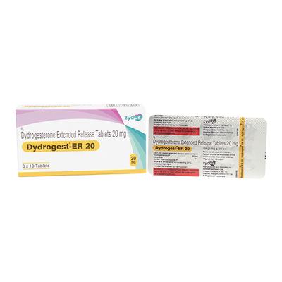DYDROGEST ER 20 Tablet 10's - Hormonal Therapy-Oes