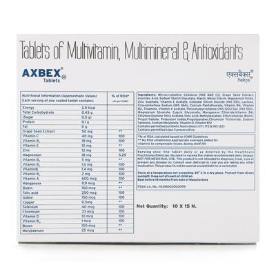 AXBEX NF Tablet 15's - Supplements-Vam