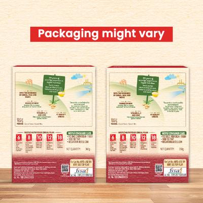 Nestle Cerelac Stage 2 (8 Months+) Powder - Wheat Apple Cherry 350 gm (Refill Pack) - Baby And Infant Supplements