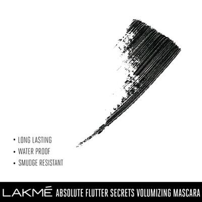 Lakme Absolute Flutter Secrets Volumizing Mascara 7.5ml - Mascaras