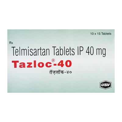TAZLOC 40 Tablet 15's - Hypertension-Ang