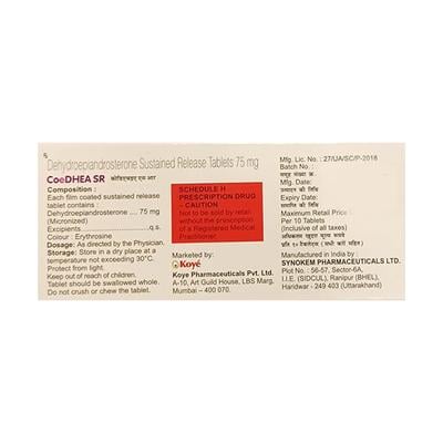 Coedhea SR Tablet 10'S - Hormonal Therapy-Oth