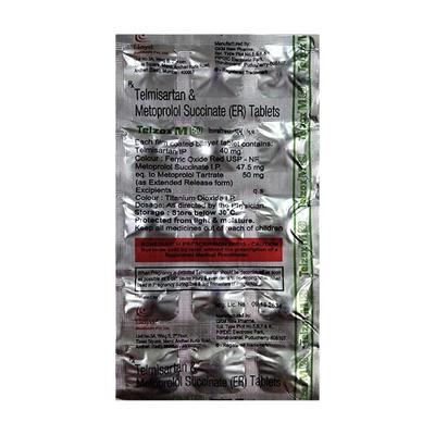 TELZOX M 50 Tablet 15's - Hypertension-Ana