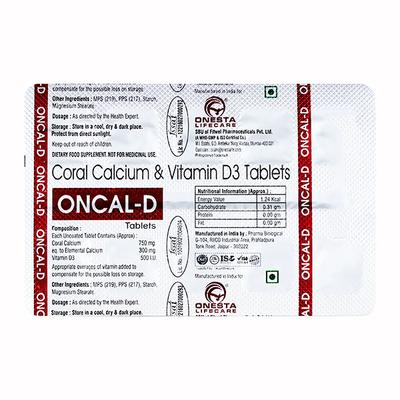 ONCAL D Tablet 10's - Supplements-Cal