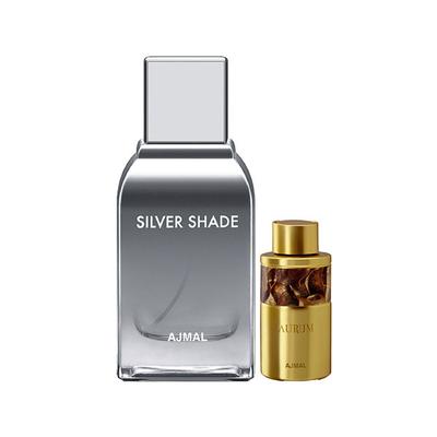Ajmal Silver Shade EDP Citrus Woody Perfume And Aurum Concentrated Perfume Oil Fruity Floral 110 ml - Perfumes (Edt/Edp)