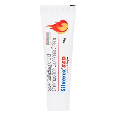 SILVEREX SSD Cream 10gm - Skin Infections-Toa