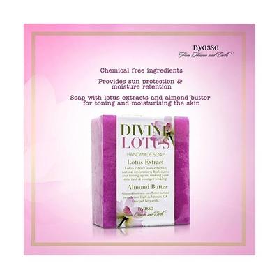 Nyassa Divine Lotus Soap 150 gm - Soaps