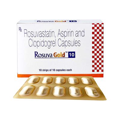 Rosuva Gold 10mg Capsule 10'S - High Cholesterol-Dys