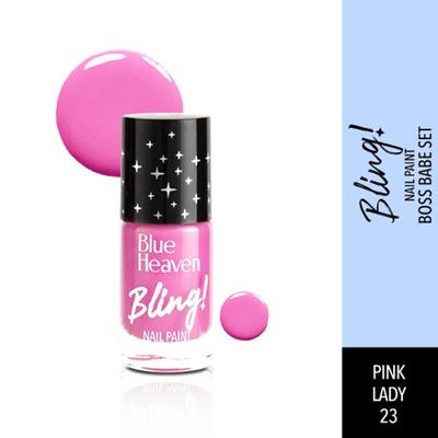 Blue Heaven Heaven Bling Nail Polish Combo, Pastel Shades (Pack Of 6) Long Lasting Chip Resistant, 48ml - Nail Polish