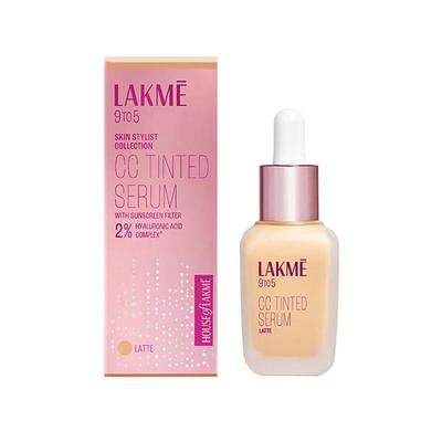 Lakme Cc Tinted Serum With 2% Hyaluronic Acid - Latte 30 ml - Face Serum
