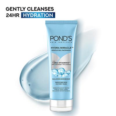 Ponds Hydra Gentle Gel Face Wash Cera-Hyamino 100 gm - Face Wash & Cleansers