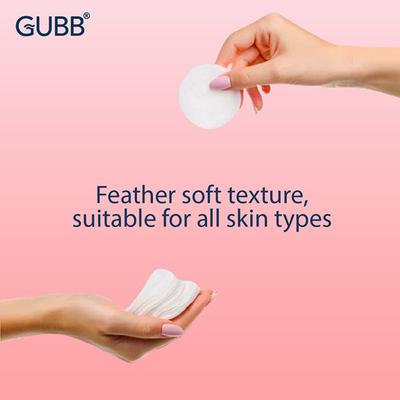 Gubb Cotton Pads Embossed 100 Units 140gm 2's - Facial Wipes & Tissues