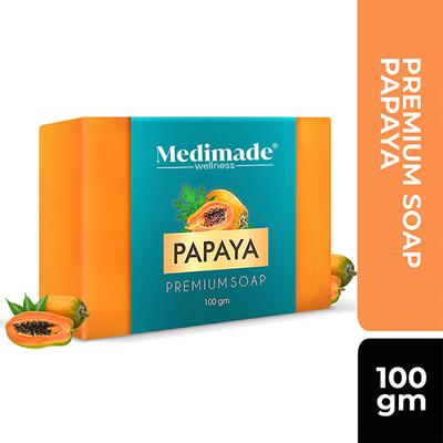 Medimade Papaya Premium Soap 100 gm - Soaps