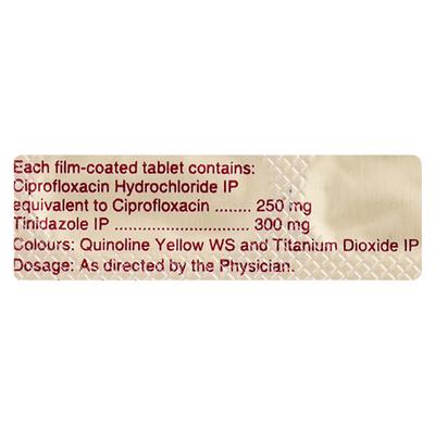 Ciplox TZ H Tablet 10'S - Bacterial Infections-Qui