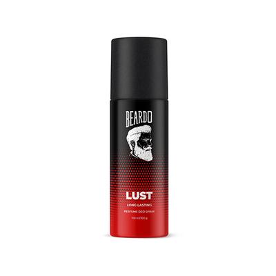 Beardo Lust Deo Body Spray Strong and Long Lasting Perfume Deodorant Fresh Fragrance For Men 150 ml - Men Deodorants/Roll-Ons